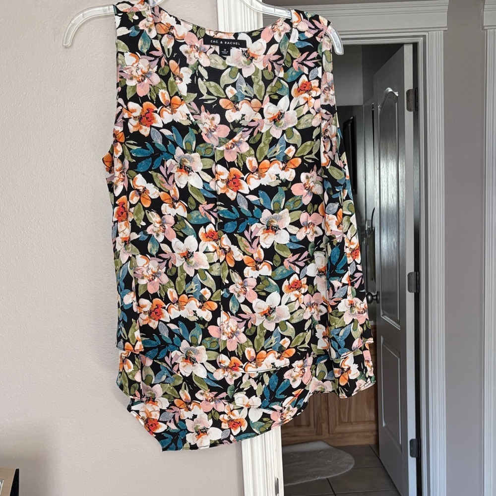 Zac & Rachel Multicolor Floral Blouse